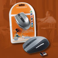 Conceptronic Wireless 2.4GHz Travel Laser Mouse (C08-260)